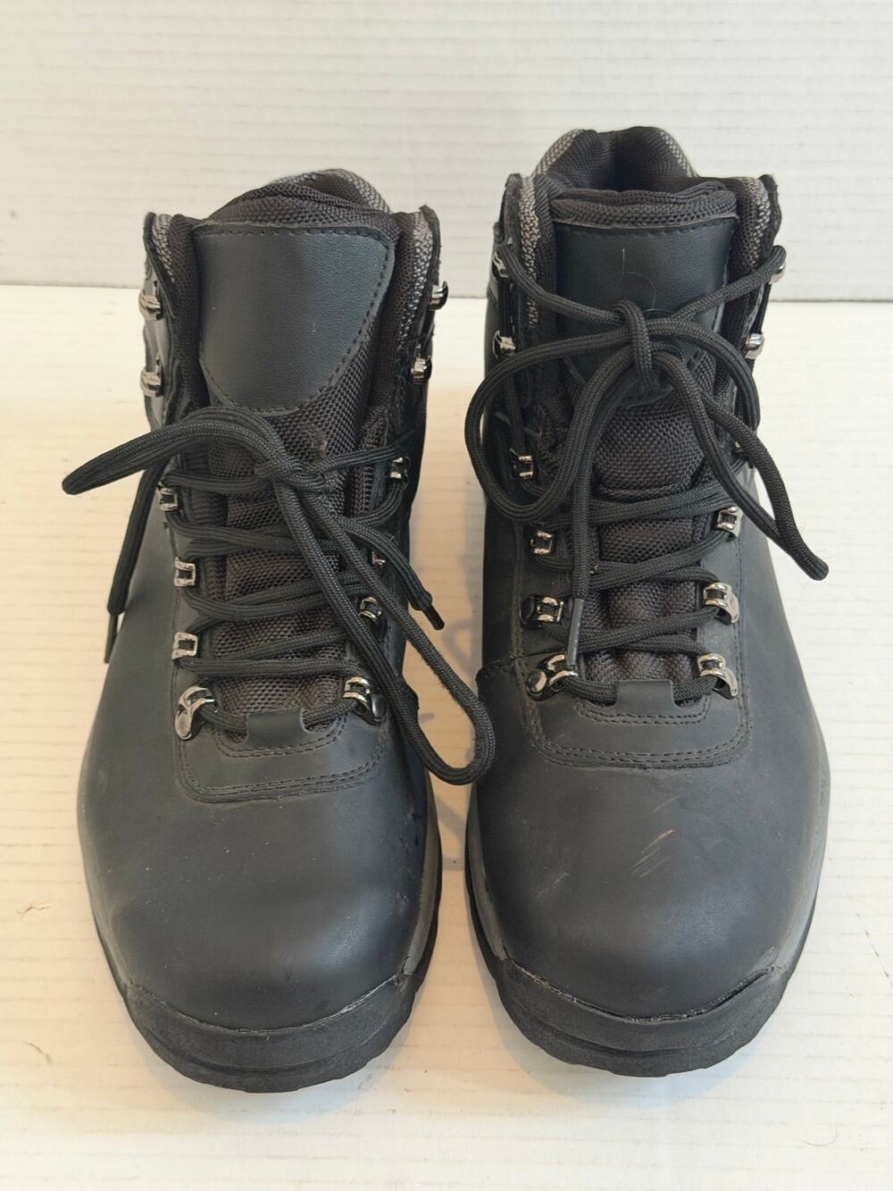 Men's Goodfellow Waterproof Black Combat Hiking Outdoor Winter Boots Size 8